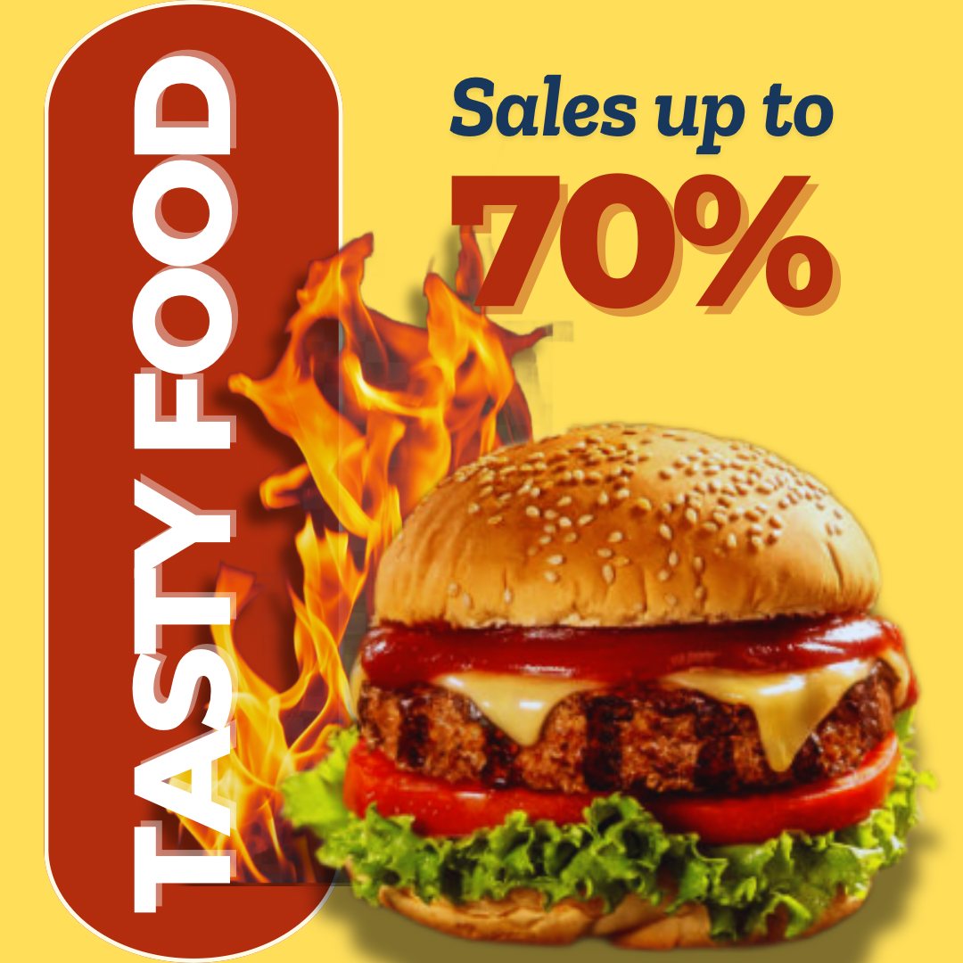 Tasty Food sales up to 70 percent ad